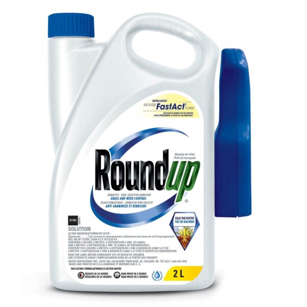 Roundup Ready-to-Use Grass and Weed Control Non-Selective Herbicide With FastAct Foam